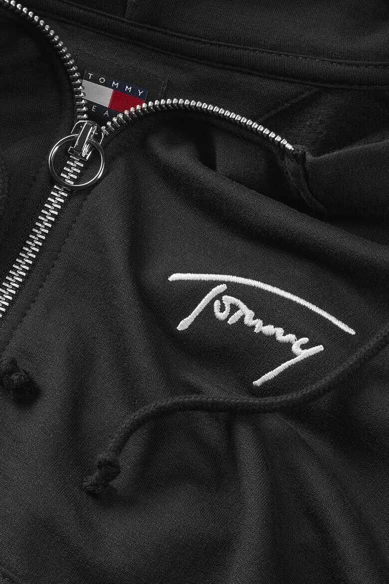 Tommy Jeans Худи с модал с връзка - Pepit.bg