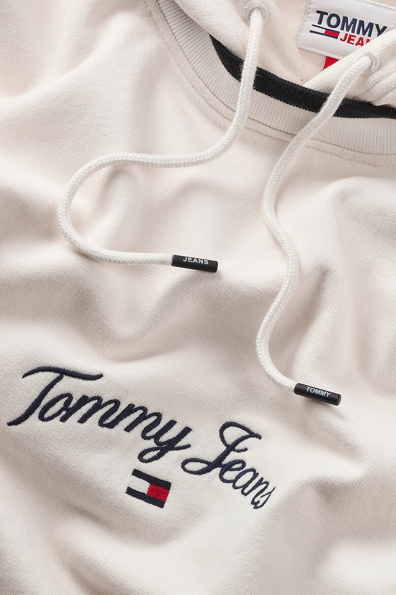 Tommy Jeans Худи с връзка и джоб кенгуру - Pepit.bg