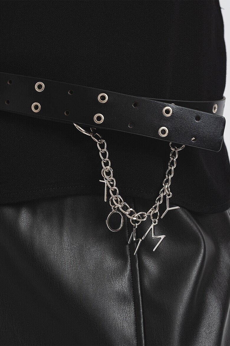 Tommy Jeans Кожен колан с лого - Pepit.bg