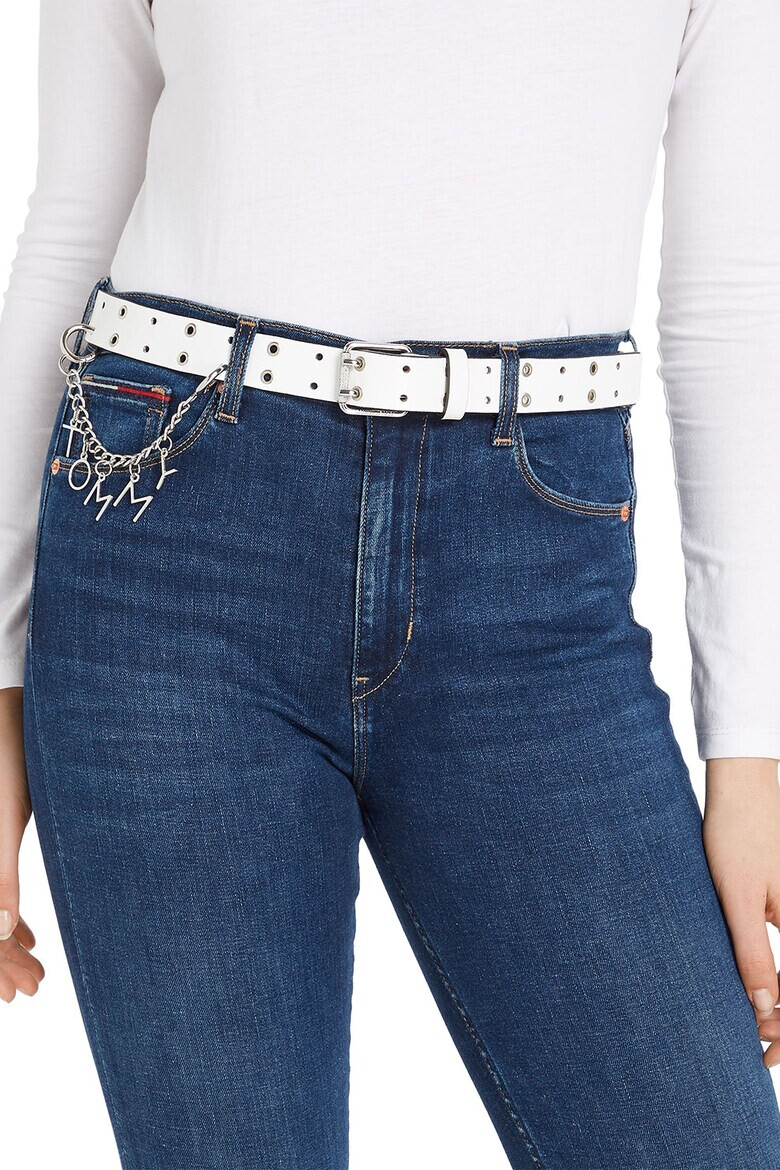 Tommy Jeans Кожен колан с нитове - Pepit.bg