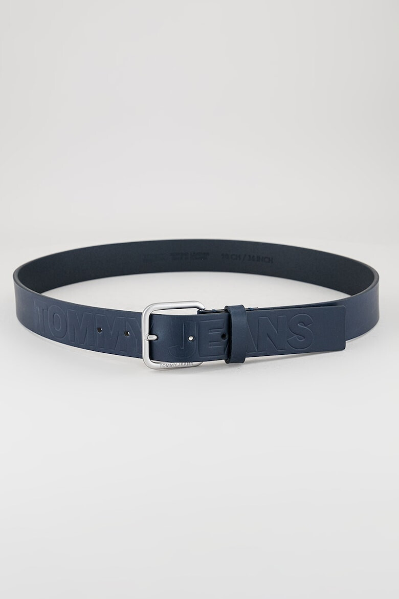 Tommy Jeans Кожен колан с релефно лого - Pepit.bg