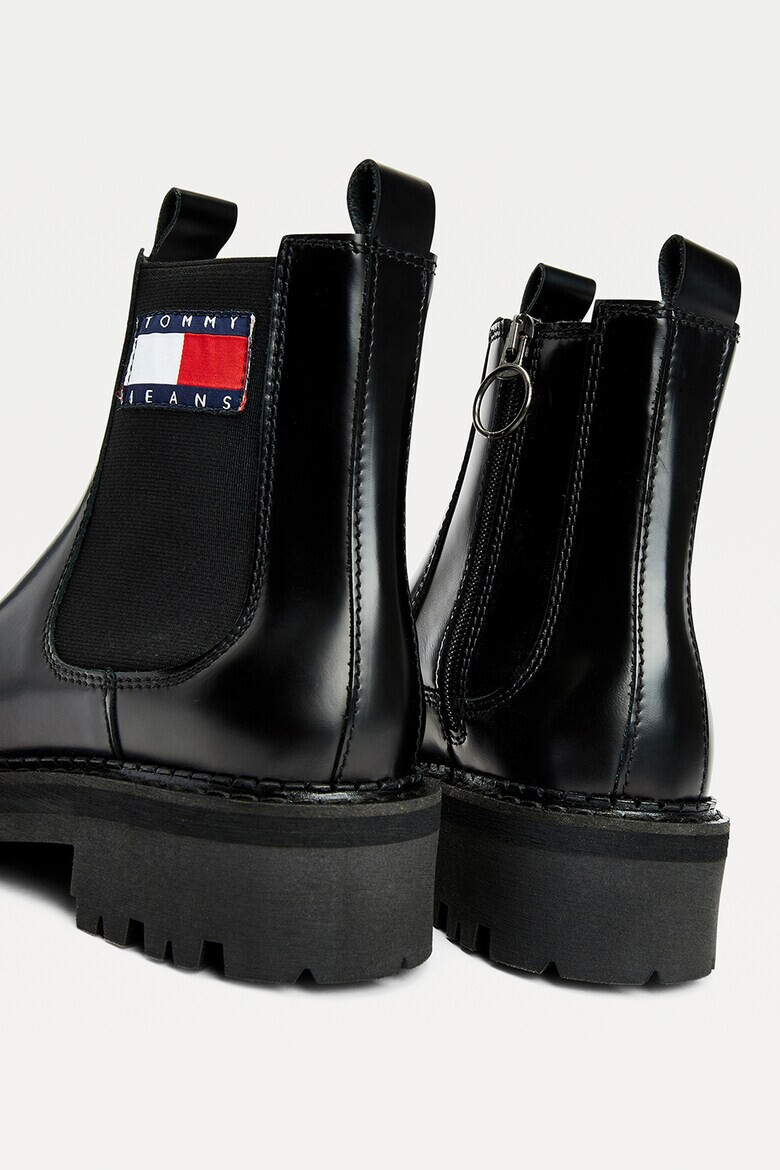 Tommy Jeans Кожени боти Chelsea - Pepit.bg