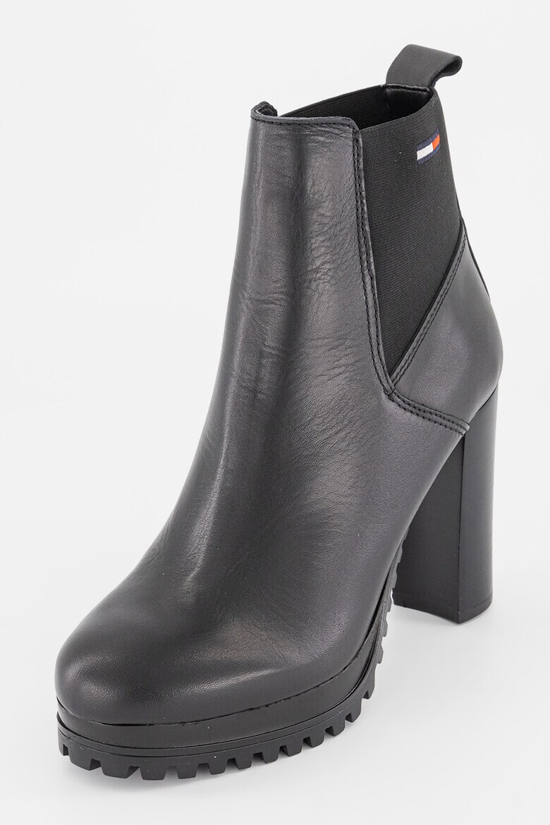 Tommy Jeans Кожени боти Chelsea - Pepit.bg