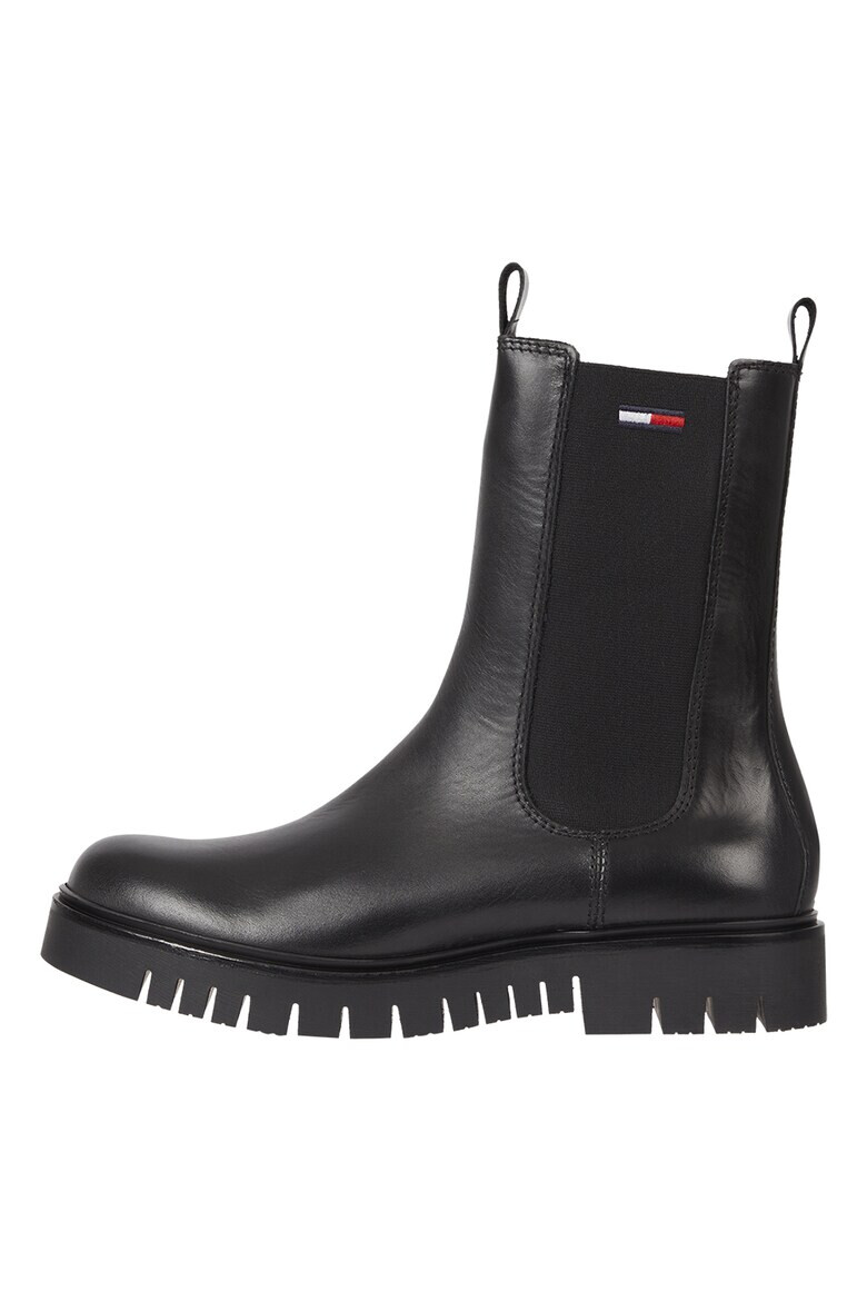 Tommy Jeans Кожени боти Chelsea - Pepit.bg