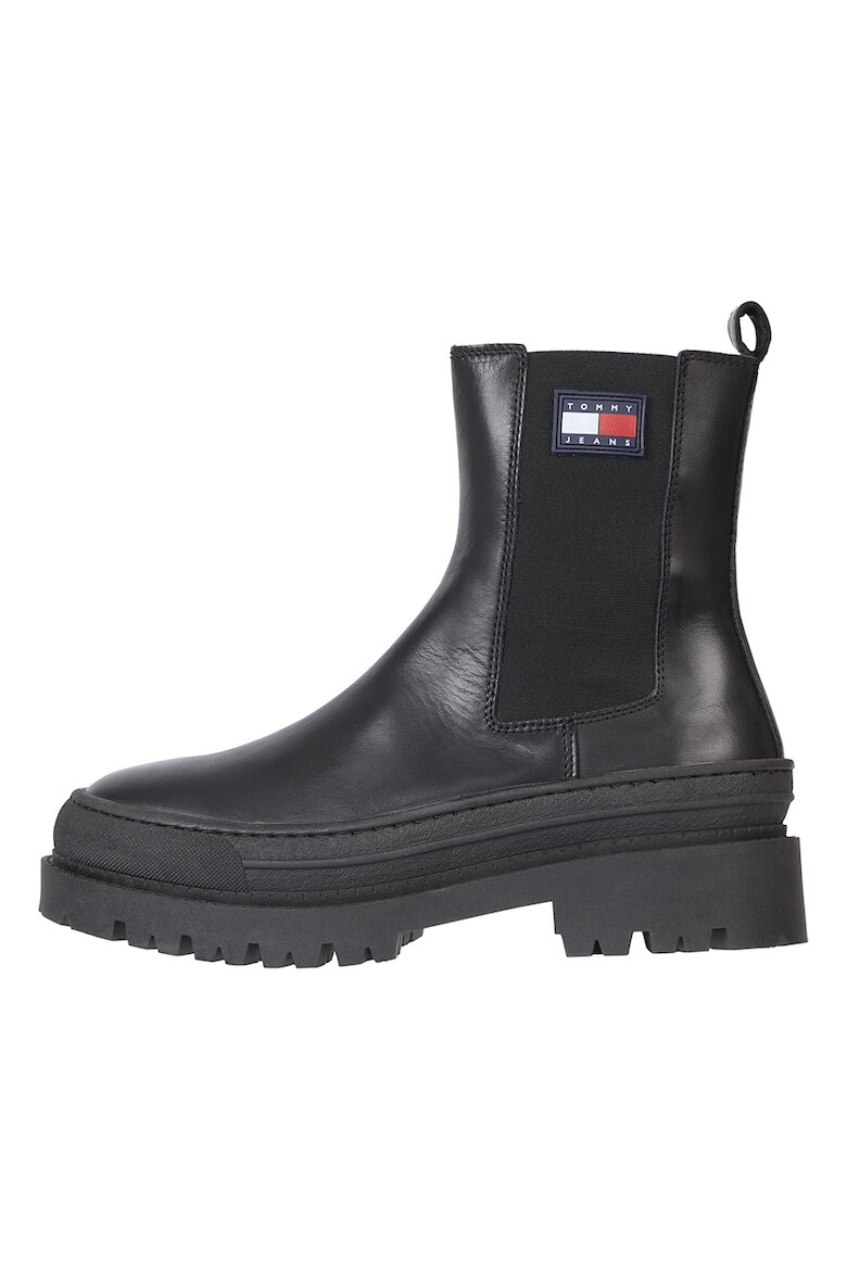Tommy Jeans Кожени боти Chelsea - Pepit.bg