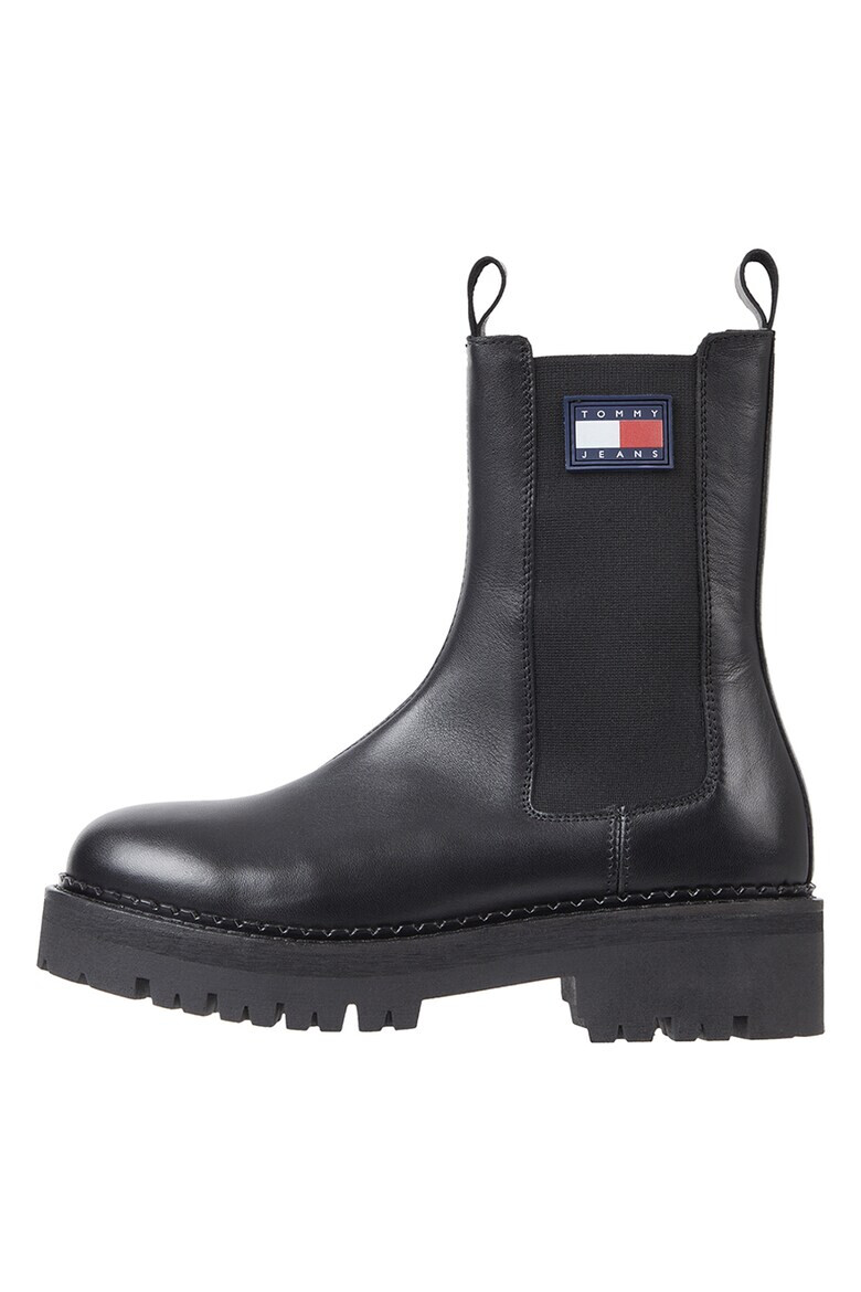 Tommy Jeans Кожени боти Chelsea - Pepit.bg