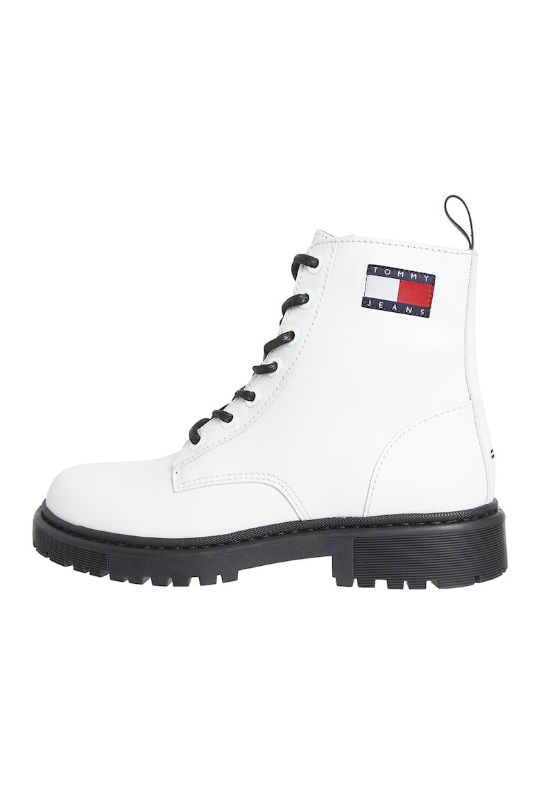 Tommy Jeans Кожени боти с лого - Pepit.bg