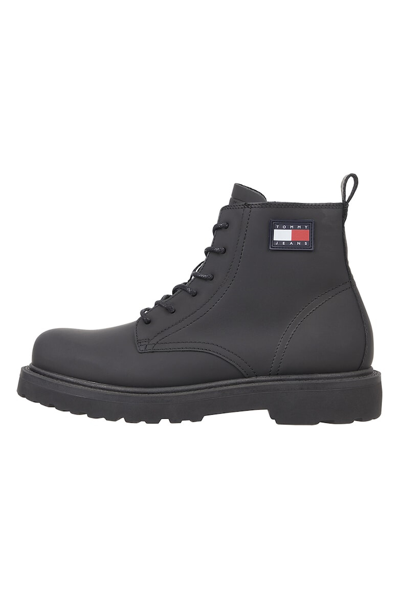 Tommy Jeans Кожени боти с лого - Pepit.bg