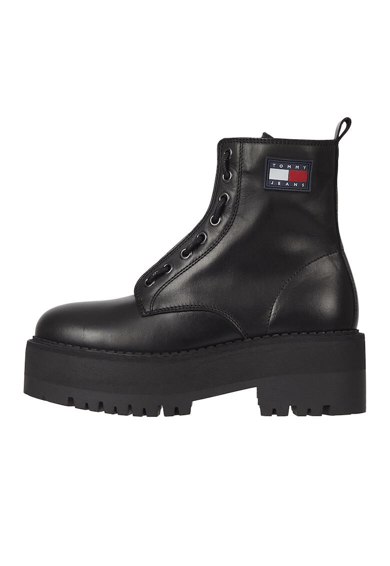 Tommy Jeans Кожени боти с масивен ефект - Pepit.bg