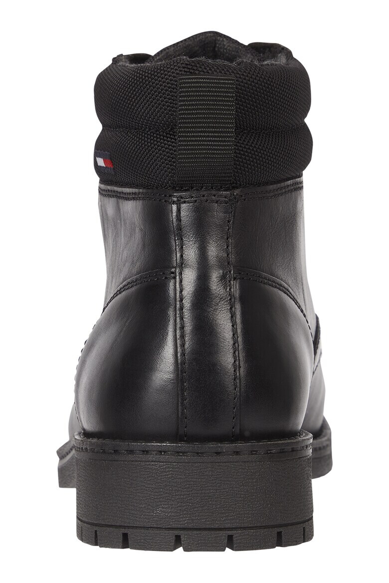 Tommy Jeans Кожени боти с текстил - Pepit.bg