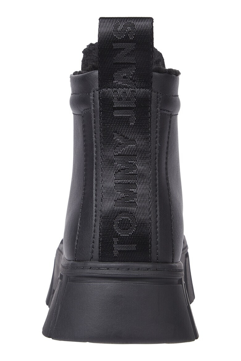 Tommy Jeans Кожени боти с текстил - Pepit.bg