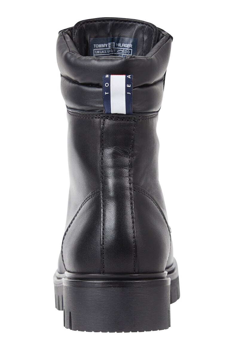 Tommy Jeans Кожени боти с връзки - Pepit.bg