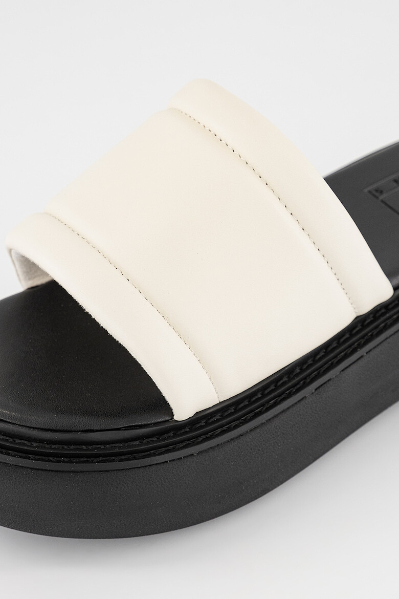 Tommy Jeans Кожени чехли на равна платформа - Pepit.bg