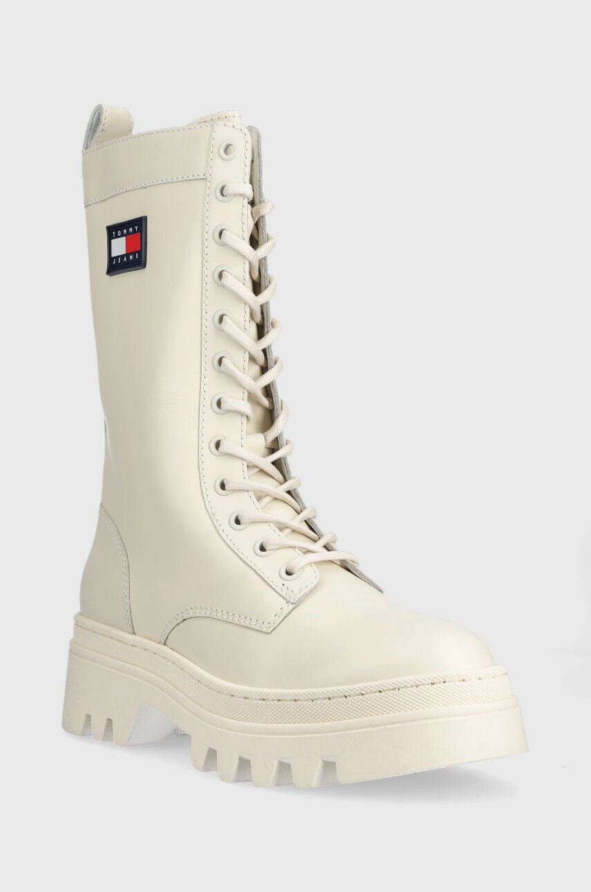 Tommy Jeans Кожени кубинки - Pepit.bg