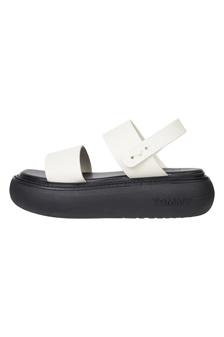 Tommy Jeans Кожени сандали с равна платформа - Pepit.bg