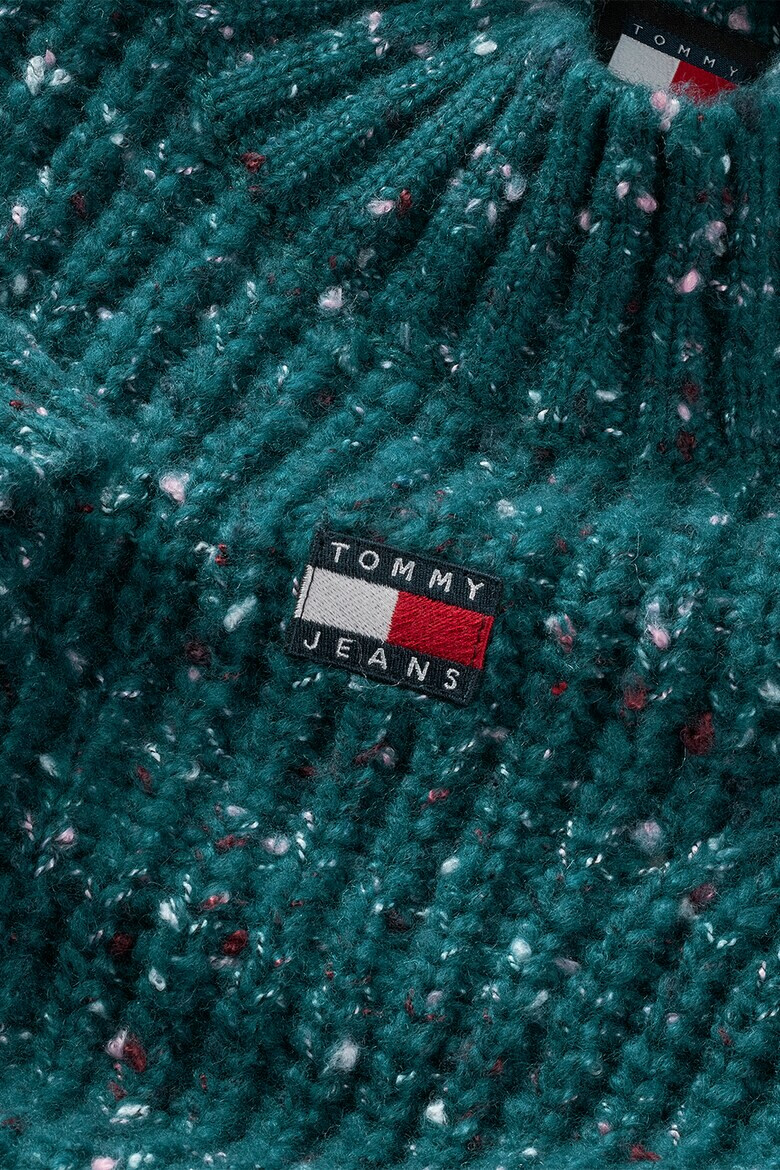 Tommy Jeans Къс пуловер с лого - Pepit.bg