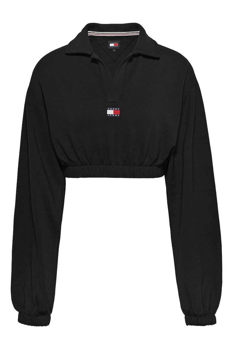 Tommy Jeans Къс суитшърт с яка - Pepit.bg