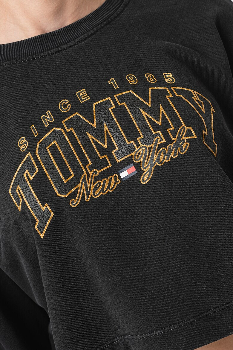 Tommy Jeans Къс суитшърт Varsity - Pepit.bg