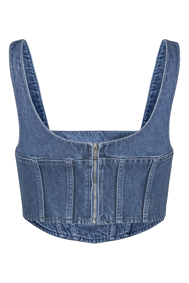 Tommy Jeans Къс топ от деним - Pepit.bg