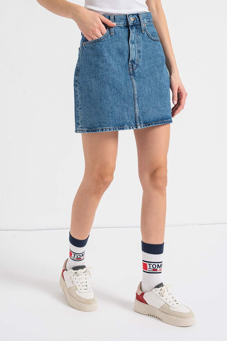 Tommy Jeans Къса дънкова пола Mom - Pepit.bg