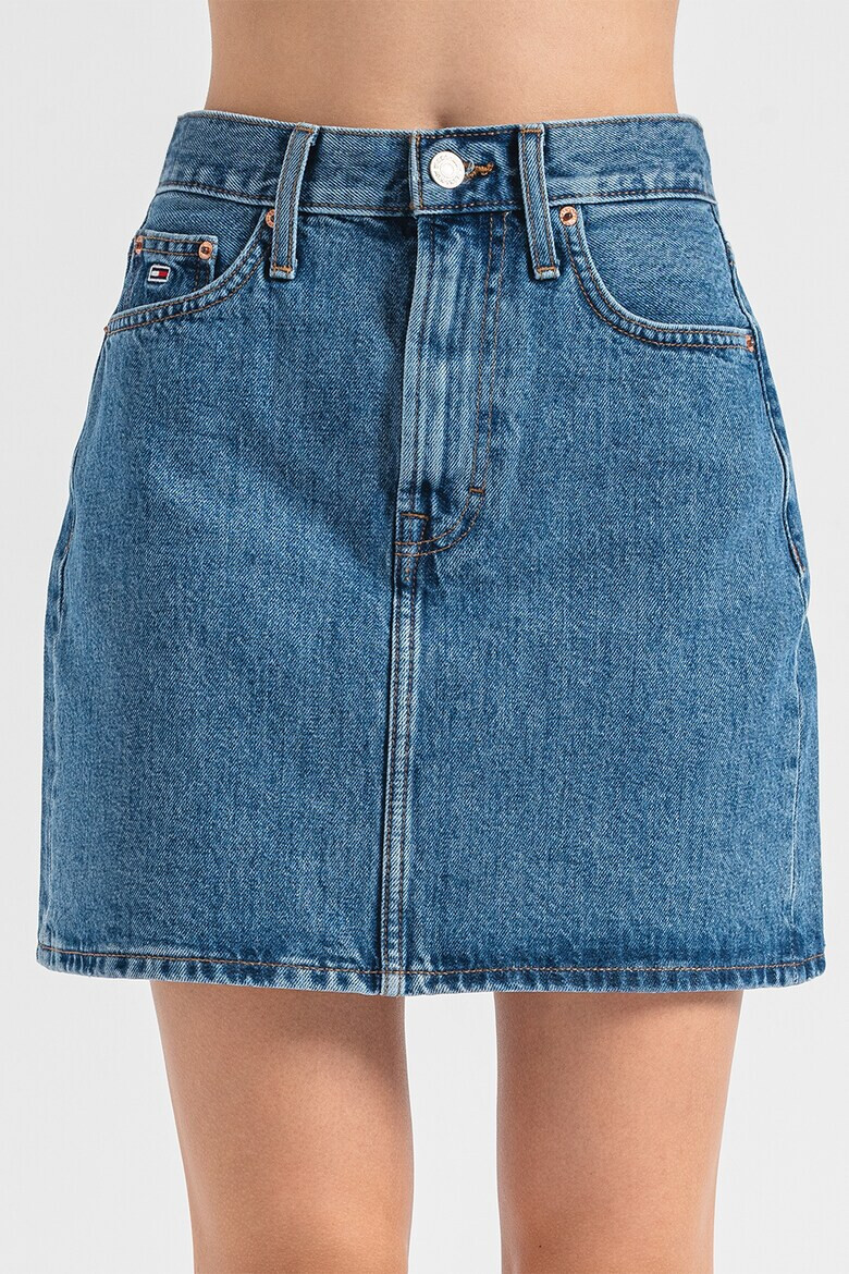 Tommy Jeans Къса дънкова пола Mom - Pepit.bg