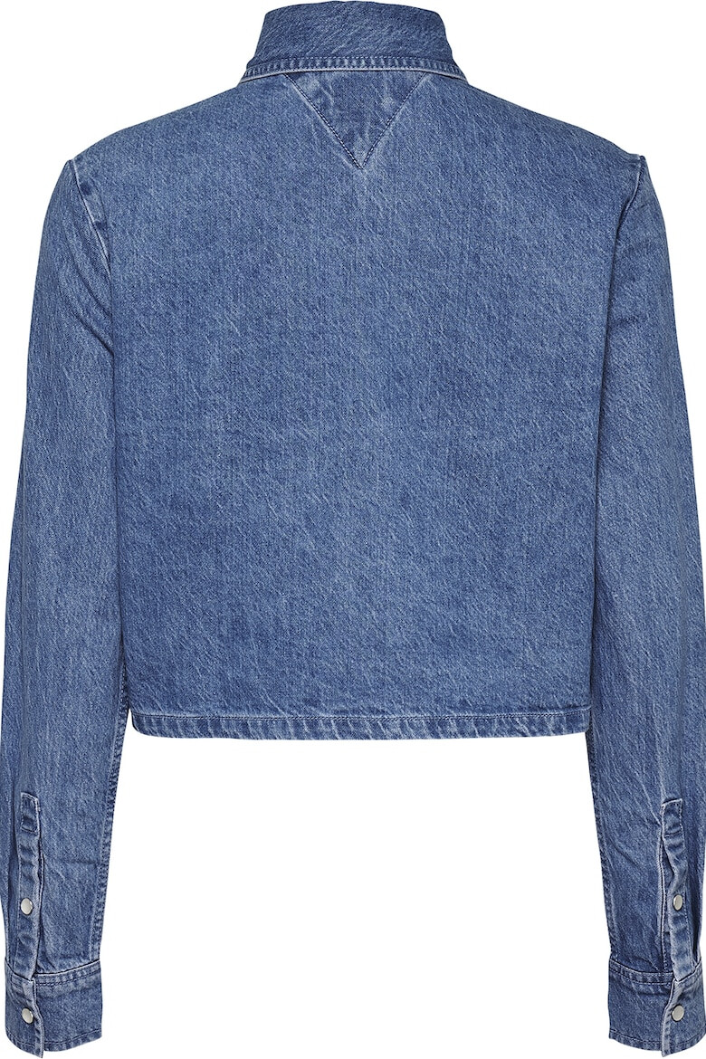 Tommy Jeans Къса дънкова риза - Pepit.bg