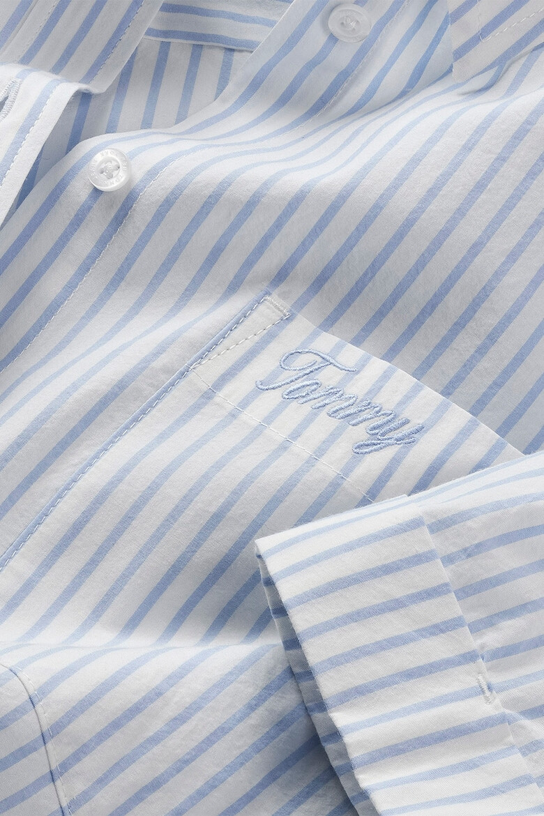 Tommy Jeans Къса риза на райе - Pepit.bg