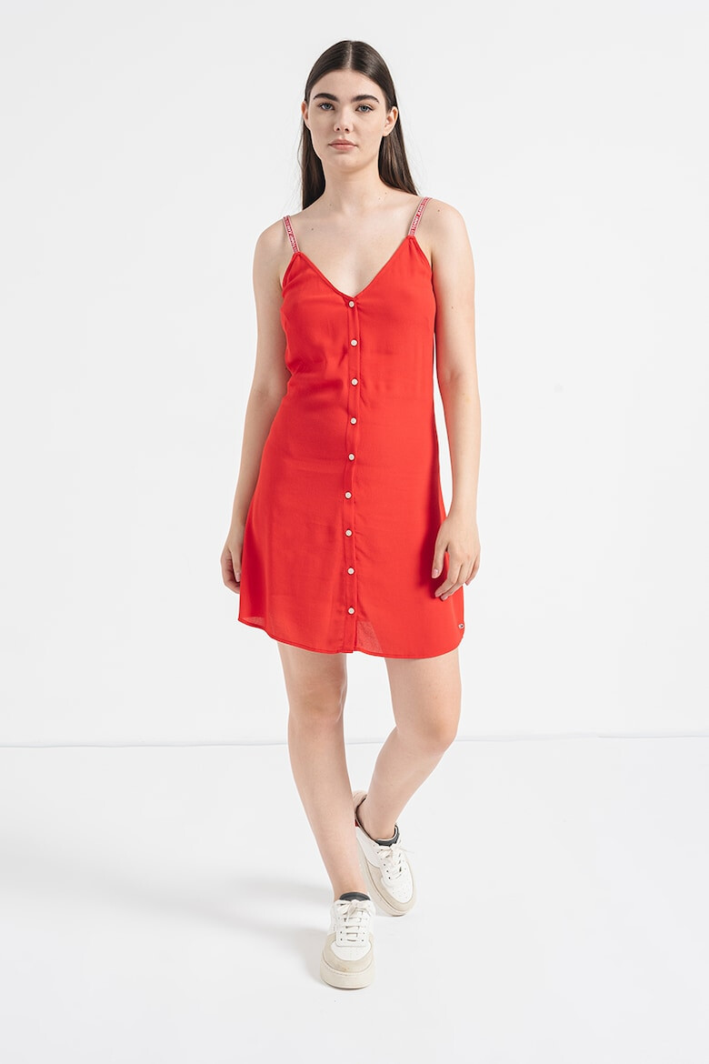 Tommy Jeans Къса рокля с шпиц - Pepit.bg