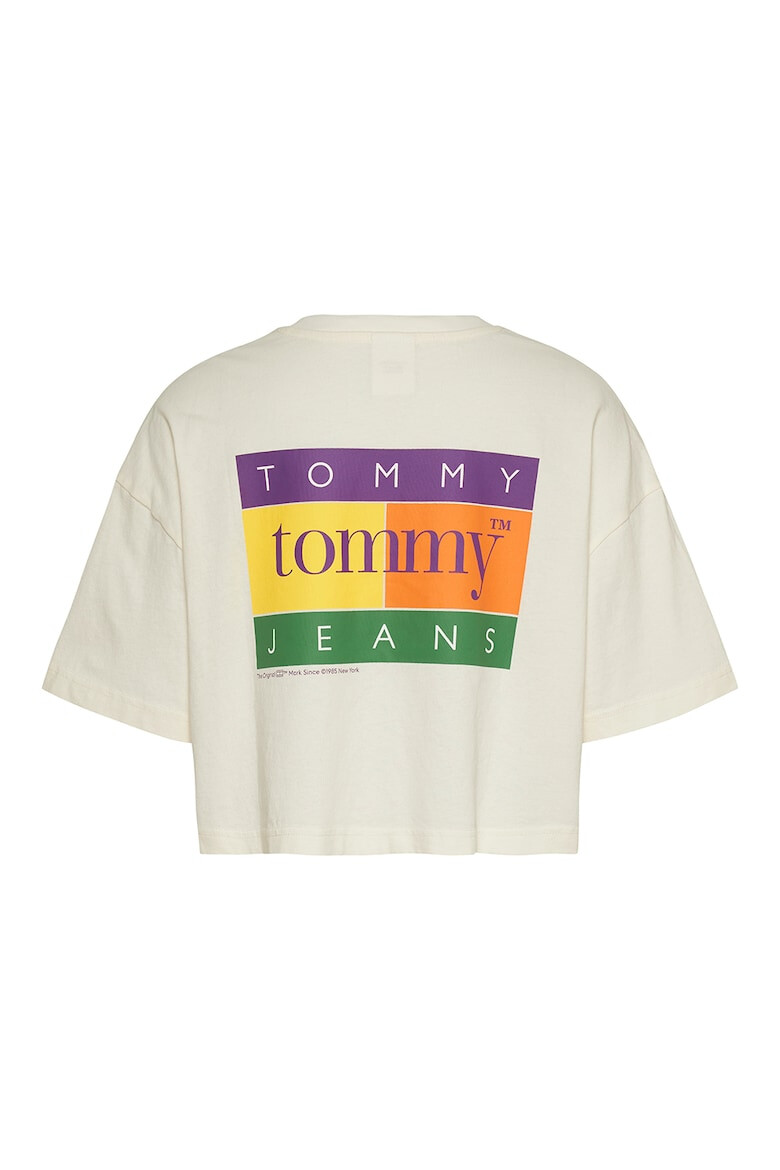 Tommy Jeans Къса тениска от памук с лого - Pepit.bg