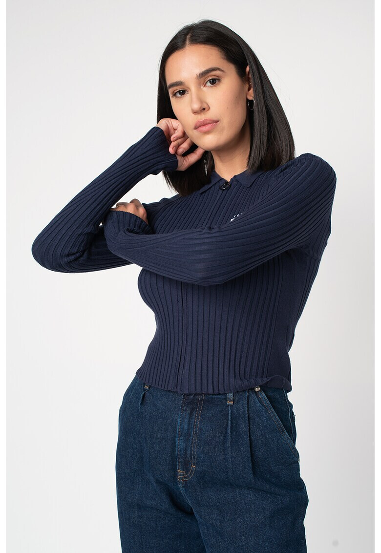 Tommy Jeans Къса жилетка с цип - Pepit.bg