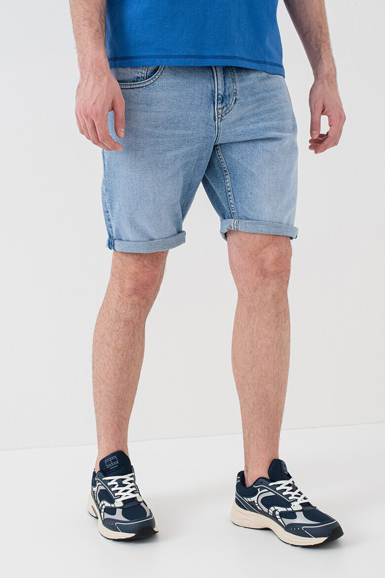 Tommy Jeans Къси дънки с бродирано лого - Pepit.bg