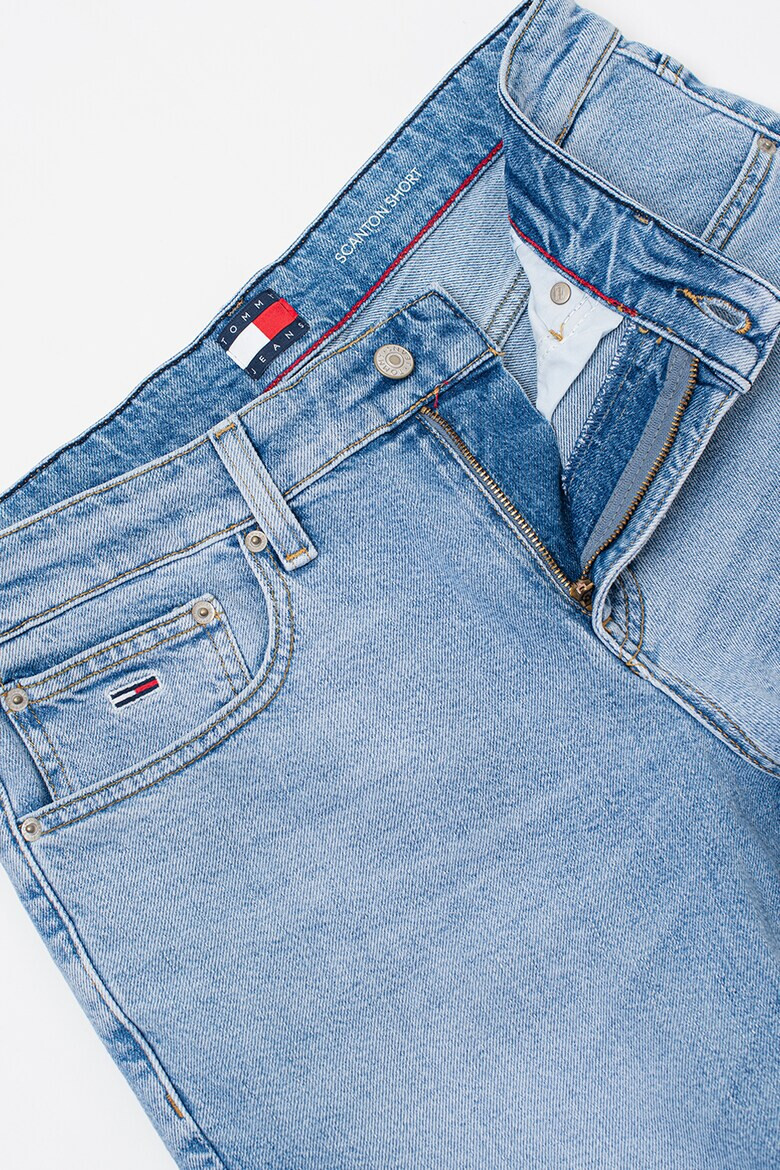 Tommy Jeans Къси дънки с бродирано лого - Pepit.bg