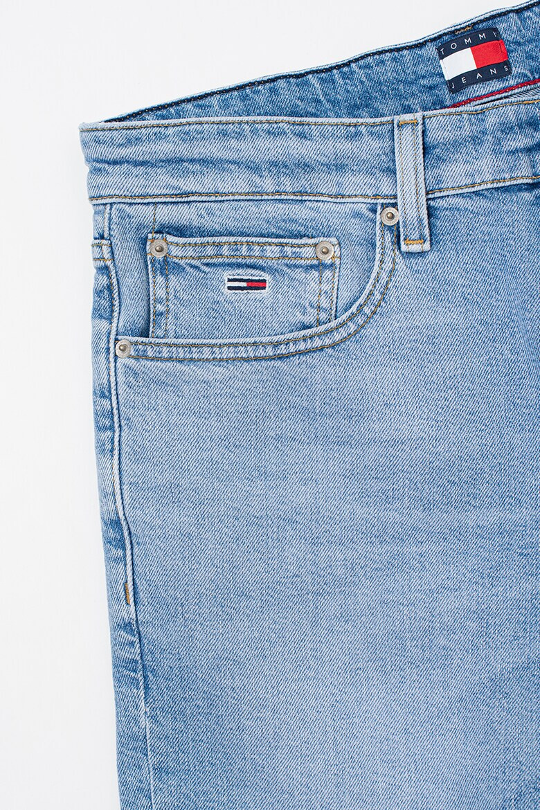 Tommy Jeans Къси дънки с бродирано лого - Pepit.bg