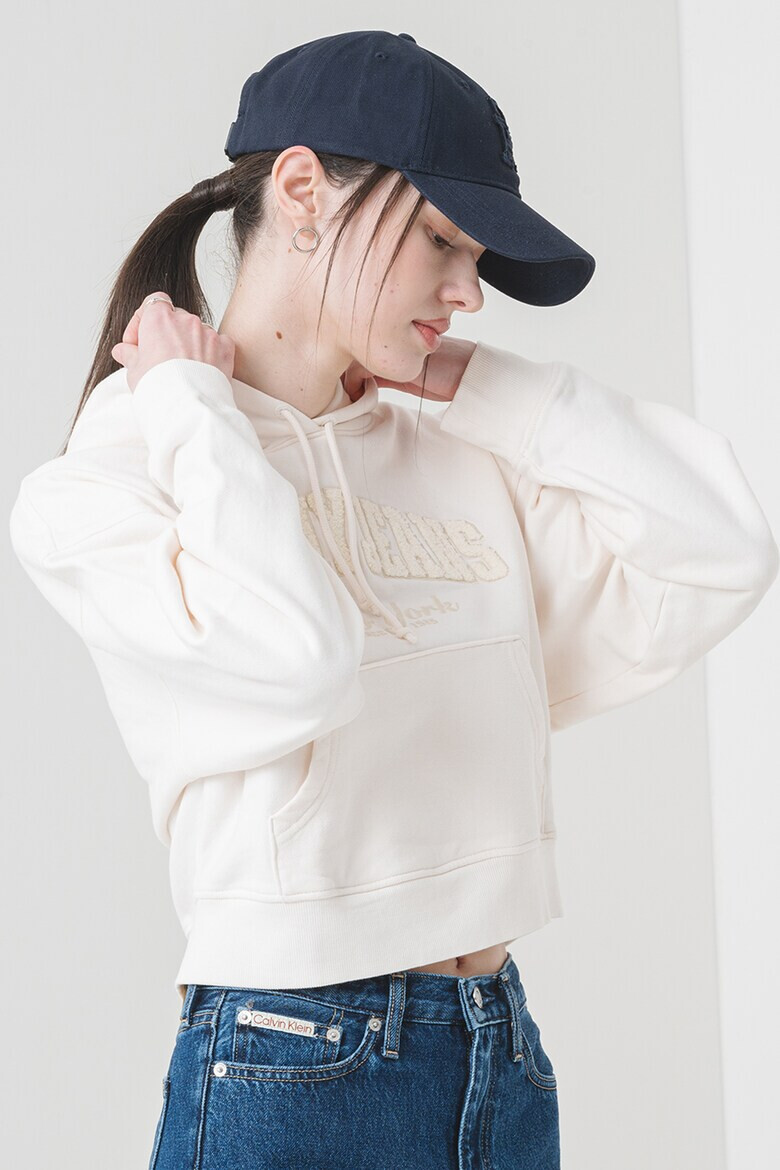Tommy Jeans Късо худи с бродирано лого - Pepit.bg