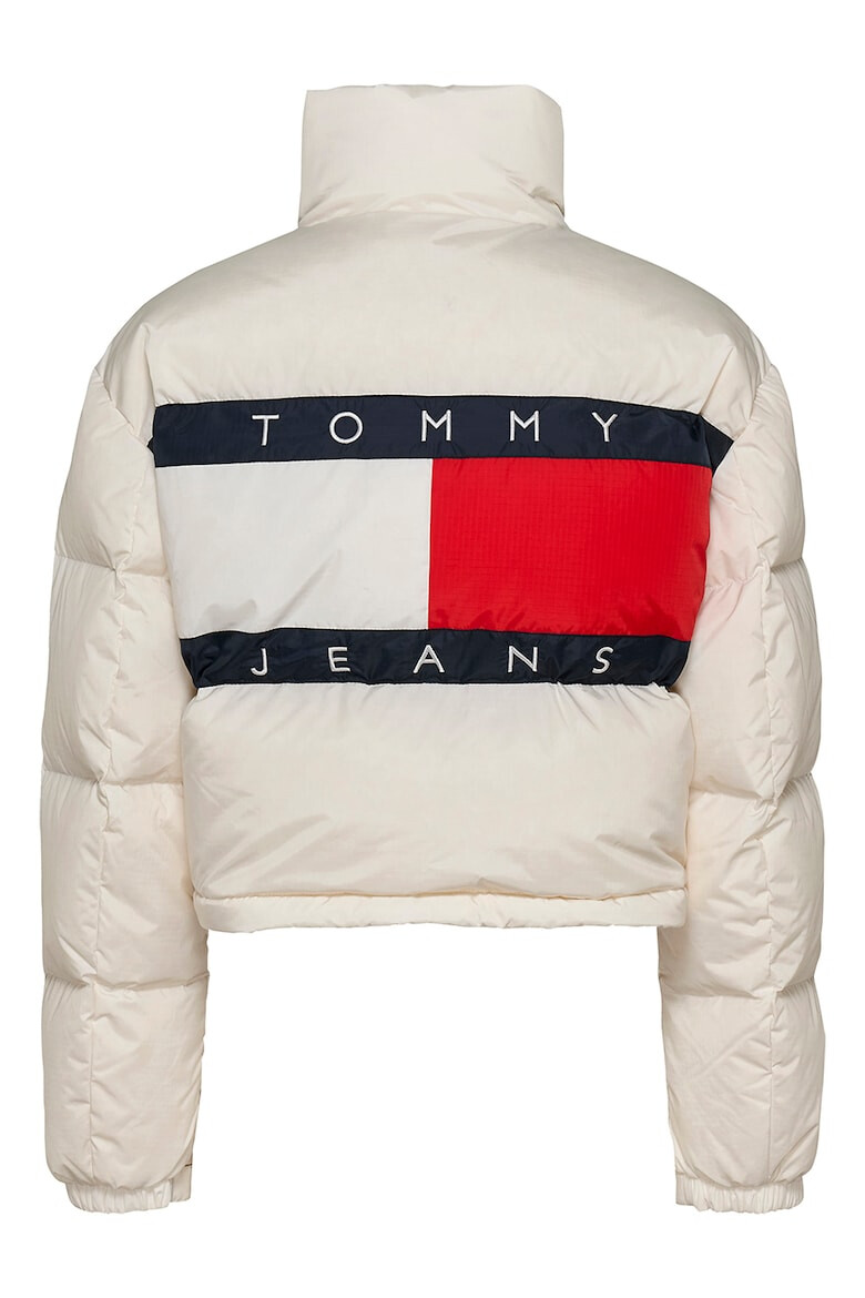 Tommy Jeans Късо зимно яке с принт - Pepit.bg