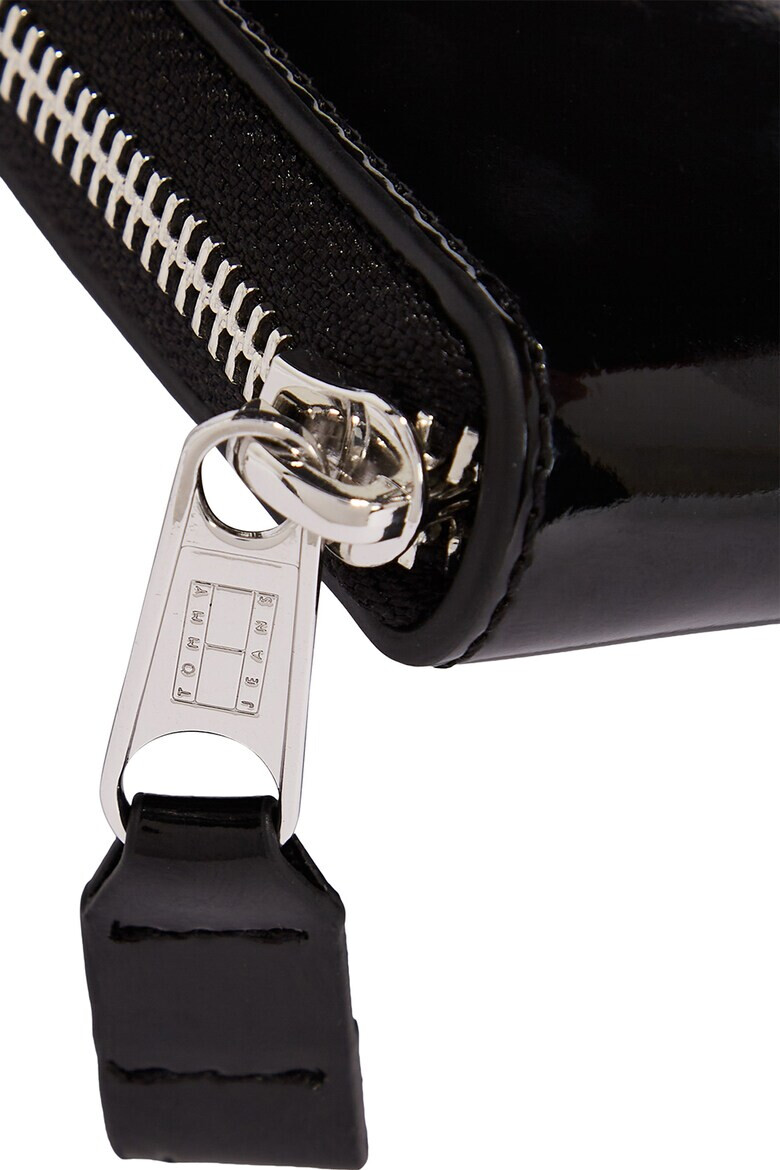 Tommy Jeans Лачен портфейл Must с цип - Pepit.bg