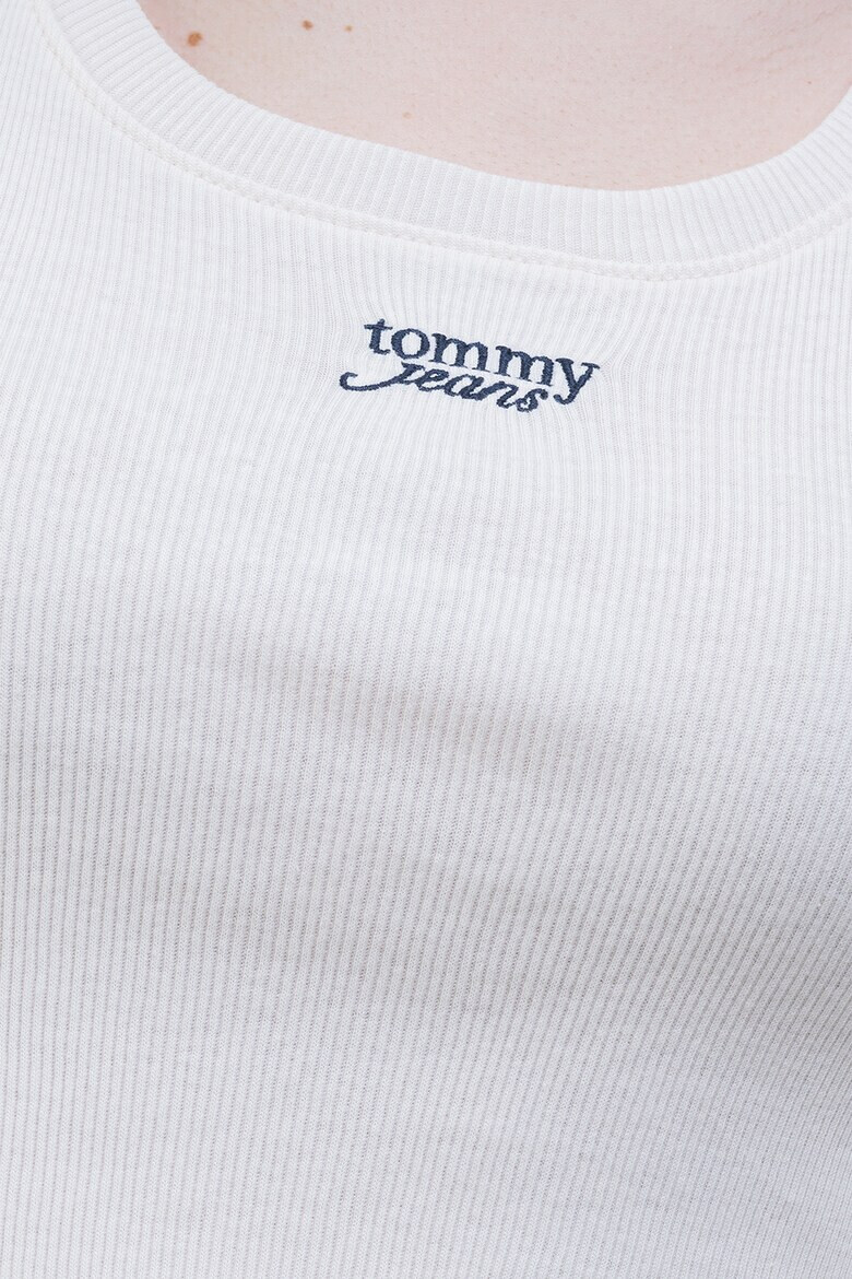 Tommy Jeans Слим топ с лого - Pepit.bg