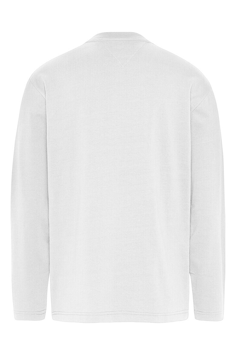 Tommy Jeans Памучна блуза с лого - Pepit.bg