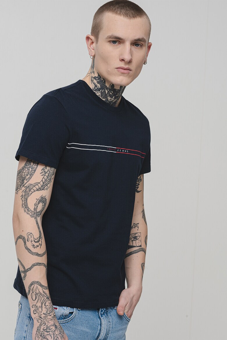 Tommy Jeans Памучна слим тениска - Pepit.bg