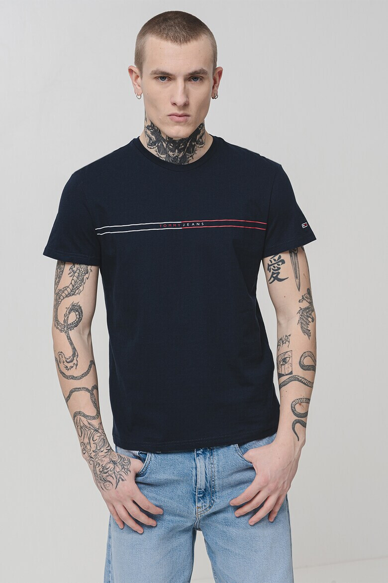Tommy Jeans Памучна слим тениска - Pepit.bg
