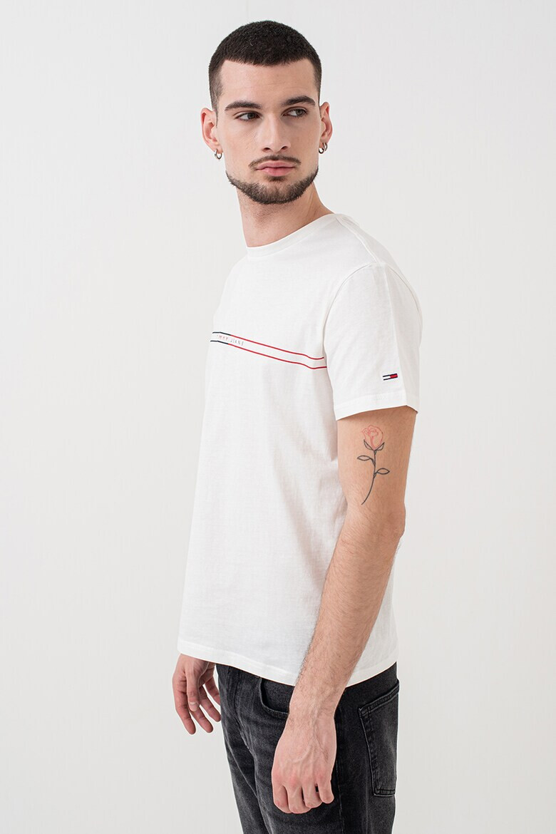 Tommy Jeans Памучна слим тениска - Pepit.bg