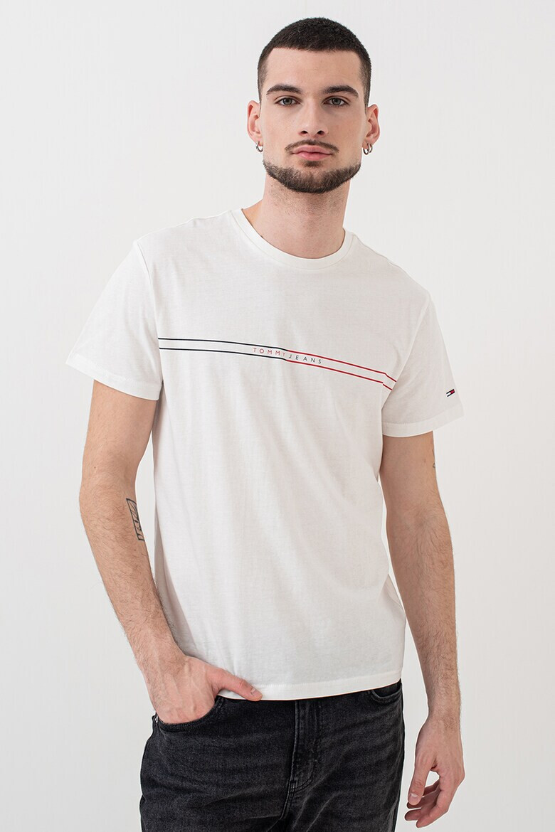 Tommy Jeans Памучна слим тениска - Pepit.bg