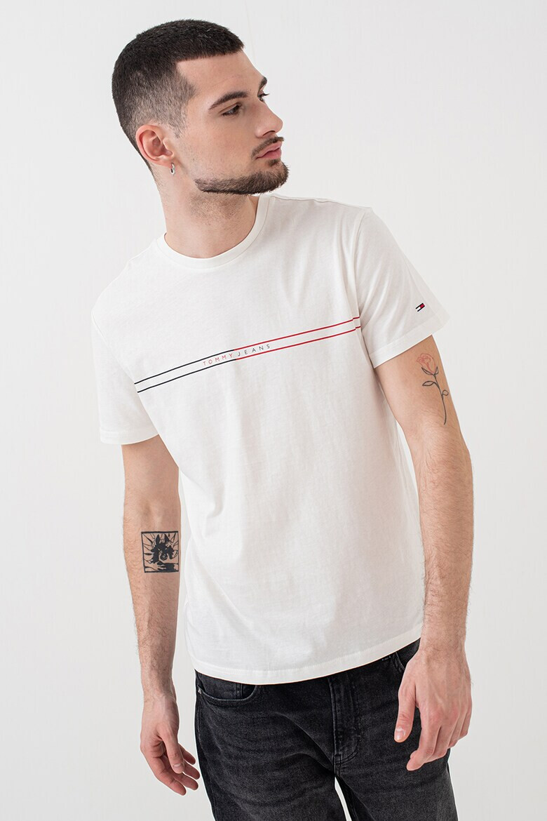 Tommy Jeans Памучна слим тениска - Pepit.bg
