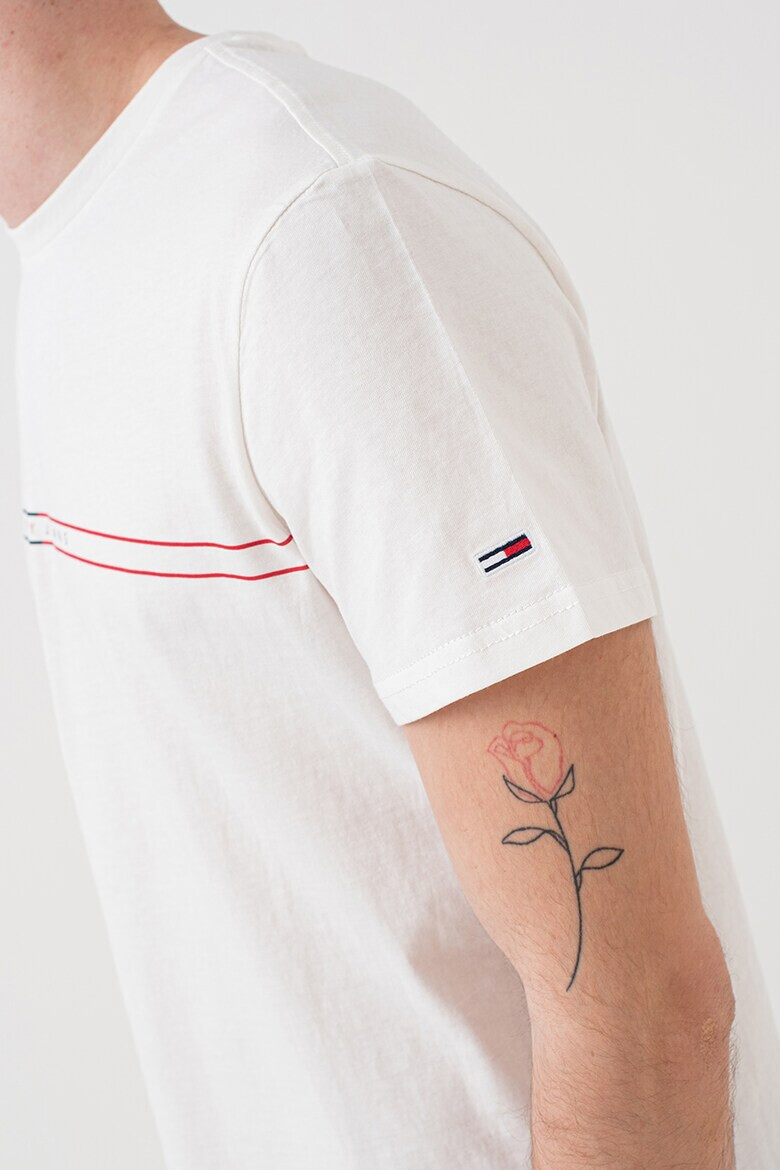 Tommy Jeans Памучна слим тениска - Pepit.bg