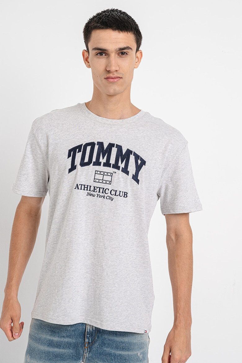 Tommy Jeans Памучна тениска с бродирано лого - Pepit.bg