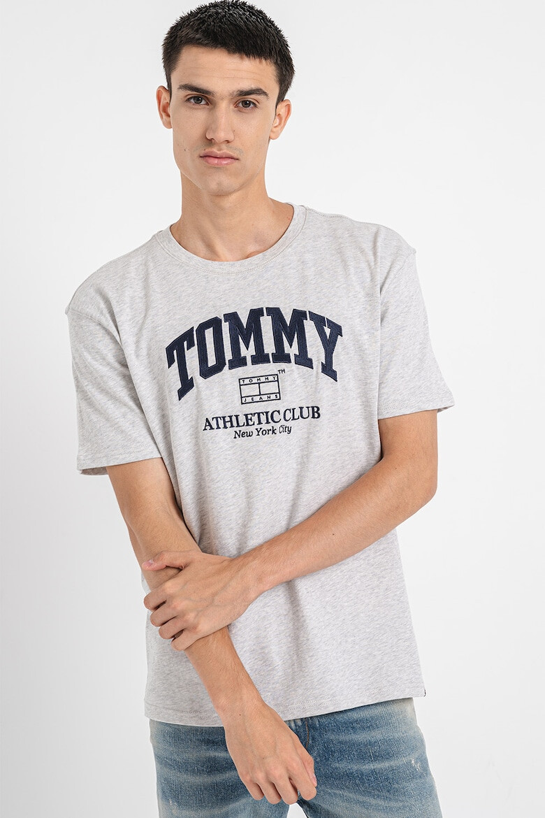 Tommy Jeans Памучна тениска с бродирано лого - Pepit.bg