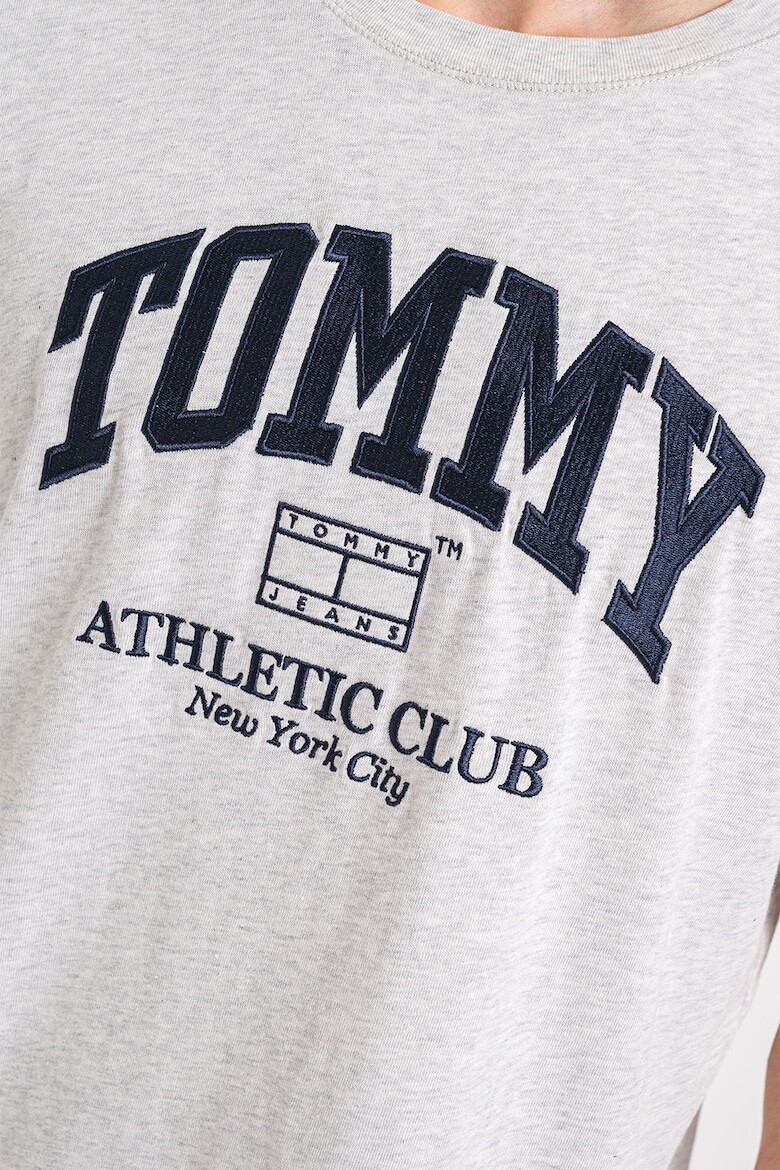 Tommy Jeans Памучна тениска с бродирано лого - Pepit.bg