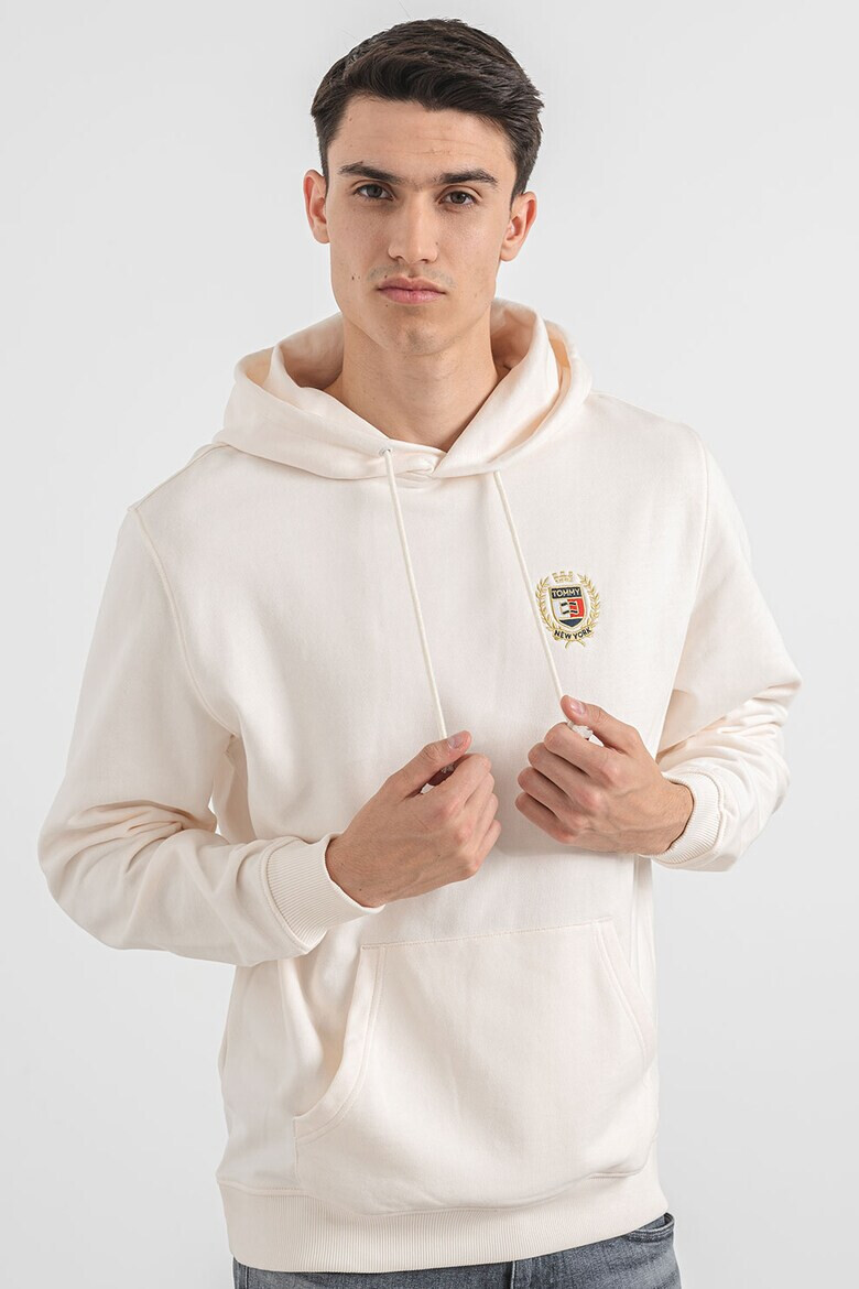 Tommy Jeans Памучно худи с джоб кенгуру - Pepit.bg