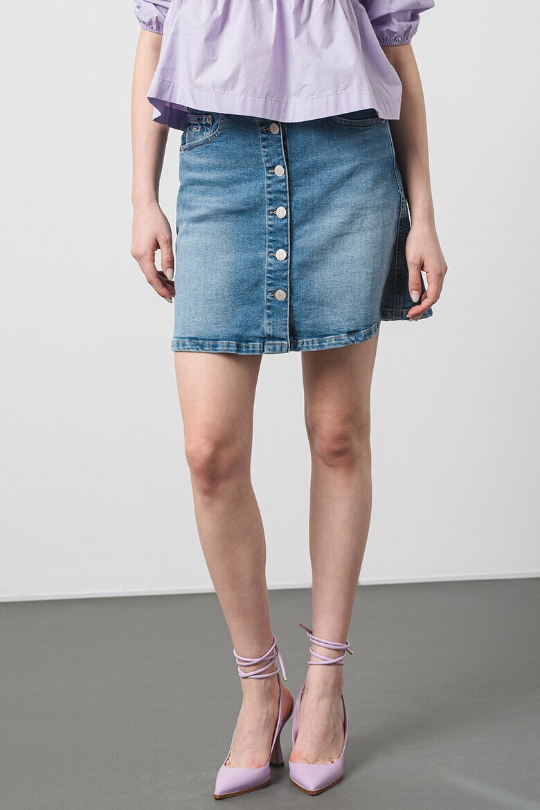 Tommy Jeans Пола Aline от деним - Pepit.bg
