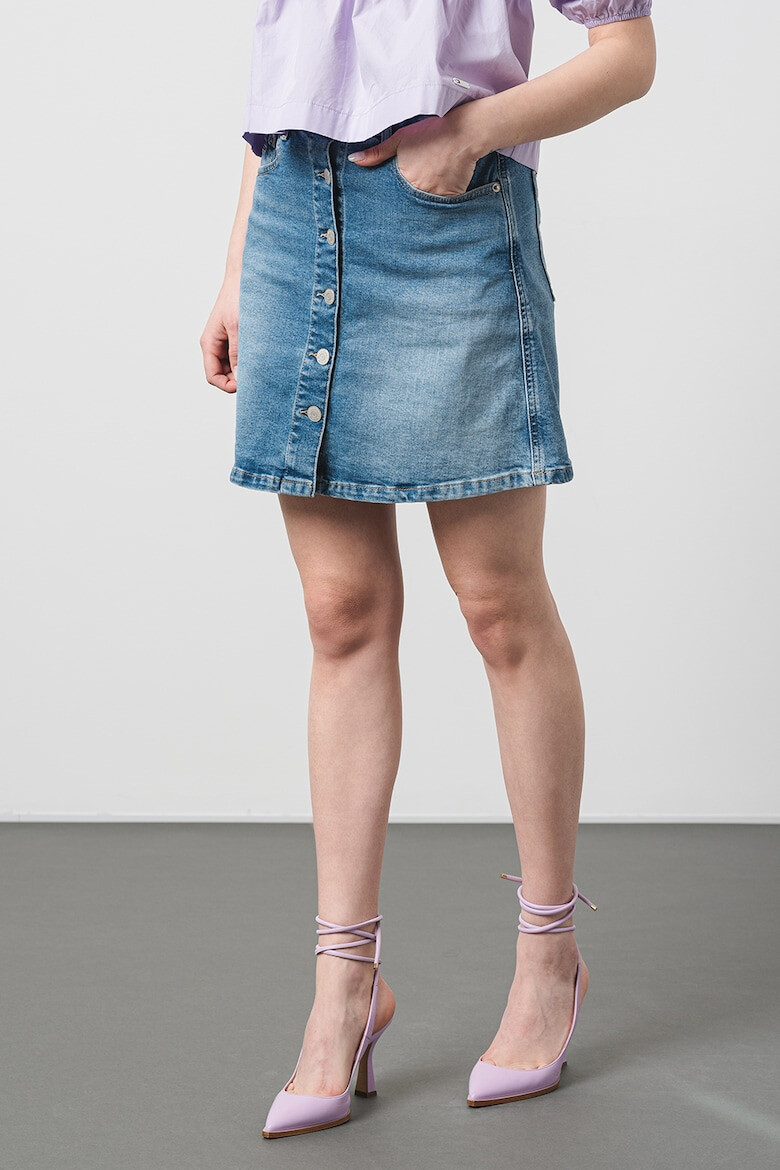Tommy Jeans Пола Aline от деним - Pepit.bg